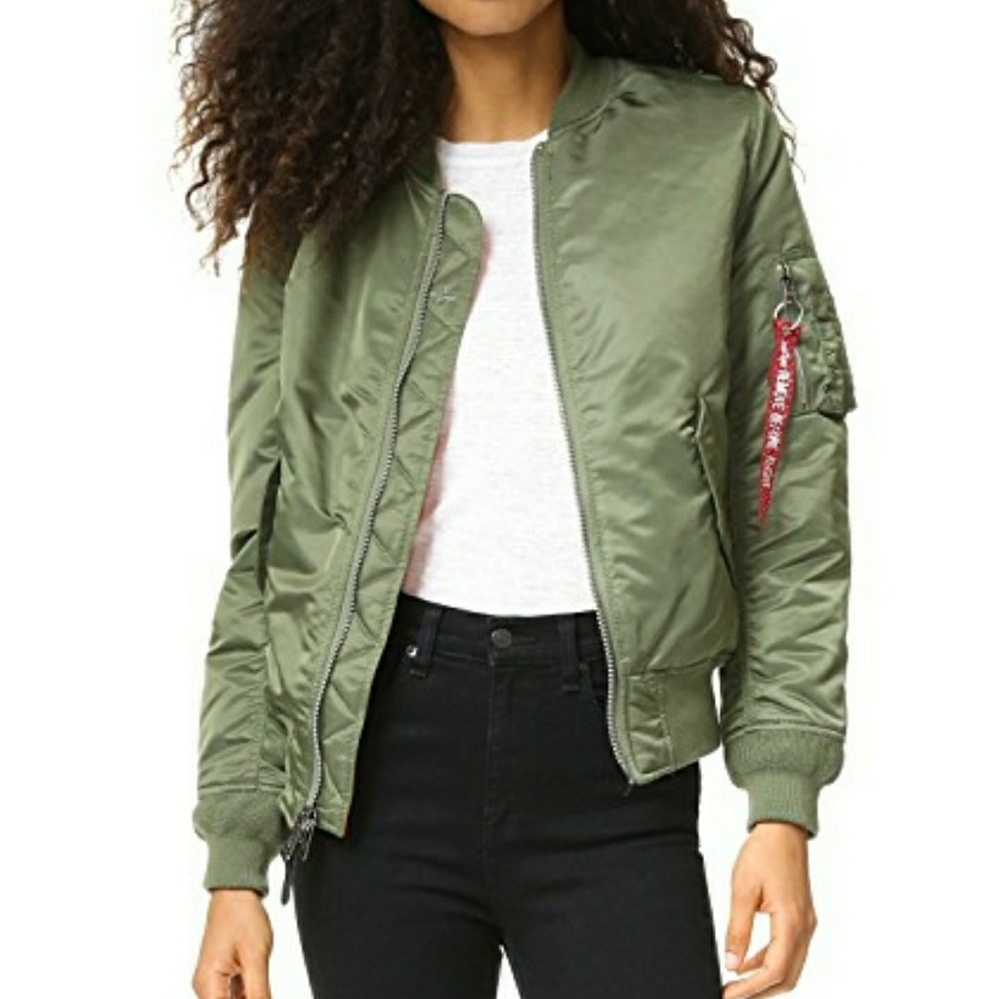 Alpha industries ma-1 bomber jacket aviator
